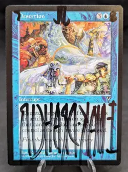 Desertion | MTG Magic the Gathering Visions | Artist Signed | NM - Image 1