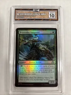 2025 MTG Beastrider Vanguard Foil #0154 HGC 10 - Image 1