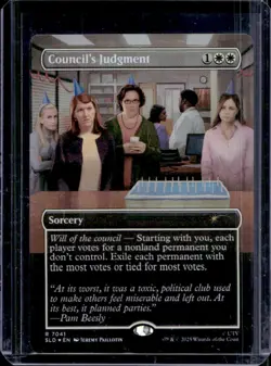 Magic The Gathering MTG Council's Judgment Borderless Foil #7041 - Image 1