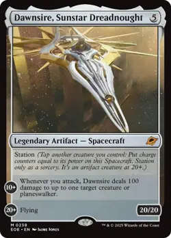 MTG Edge of Eternities - Dawnsire, Sunstar Dreadnought - Image 1