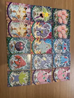 Pokemon Topps 1999 TV Animation Edition Cards 15x Card Bundle - Image 1