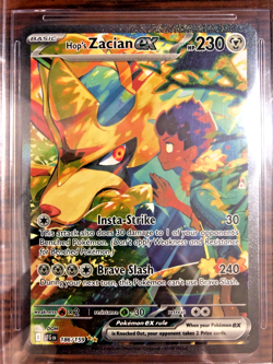 Hop's Zacian EX SIR #186|BGS MINT 9-VERY STRONG|SV Journey Together|Pokemon TCG - Image 2