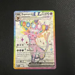 Espeon EX #175 2025 Pokemon SVP EN-SV Black Star Promo - Mint/Near Mint - Image 1