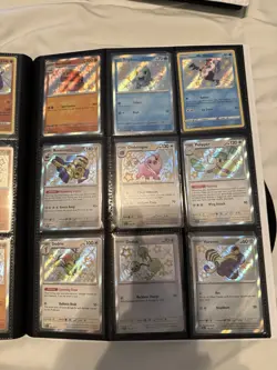 Pokemon TCG Paldean Fates Shiny Holo Lot Luxio Voltorb Tauros 40 cards lot - Image 2