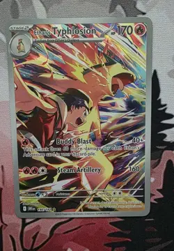 Ethan's Typhlosion 190/182 SV10: Destined Rivals Illustration Rare Pokemon TCG - Image 1