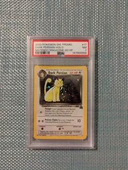 2000 Pokemon GM. Promo Dark Persian Holo 60hp PSA 7 - Image 1