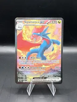 Pokemon TCG Salamence ex 187/159 Journey Together Special Illustration Rare NM - Image 1