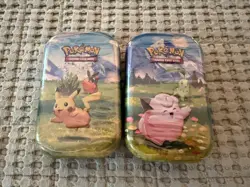 Pokemon TCG: Mega Evolution: Ascended Heroes Mini Tin (2) Factory Sealed - Image 1