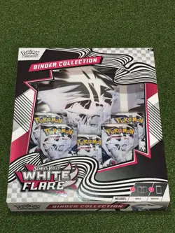 Pokemon TCG: Scarlet & Violet White Flare Binder Collection | NEW |Ships Today! - Image 1