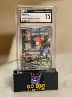 Pokemon Charmander 2023 SV Black Star Promo #044 Obsidian Flames CGC 10 Gem Mint - Image 1
