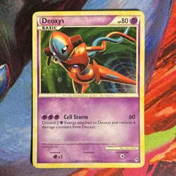 Pokemon TCG Deoxys 2/95 Call of Legends - Holo Rare - LP - SWIRL - Image 1