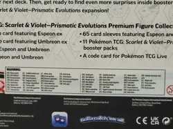 POKEMON SCARLET & VIOLET: PRISMATIC EVOLUTIONS PREMIUM FIGURE COLLECTION BOX - Image 5