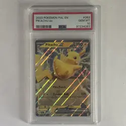 2023 Pokemon PAL EN Paldea Evolved Pikachu ex 63/193 🔥PSA 10 🔥 - Image 1