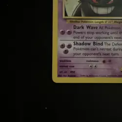 Pokemon Sabrina's Gengar 29/132 Rare Lightly Played - Image 2
