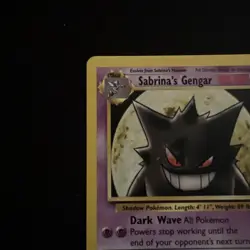 Pokemon Sabrina's Gengar 29/132 Rare Lightly Played - Image 5