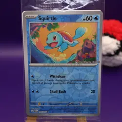 Squirtle - Pokemon Center Stamped Promo - 007/165 - 151 - SEALED - Image 2