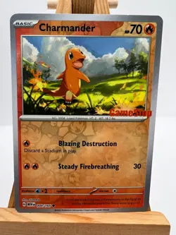 Pokemon TCG - S&V 151 - 004/165 - Charmander - Gamestop Stamped Promo - NM/M - Image 1