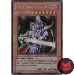 Yugioh Dark Magician Knight ROD-EN001 Prismatic Secret Rare MP - Image 1