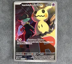 Pokemon TCG Team Rocket's Mimikyu Illustration Rare 238/217 Ascended Heroes NM/M - Image 1