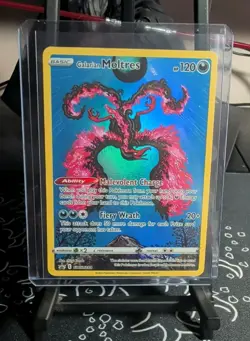 Pokemon - Galarian Moltres SWSH284 Sword & Shield Illustration Rare Black Promo - Image 1