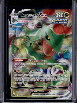 2023 Pokemon SWSH Crown Zenith Rayquaza VMAX #101/159 - Image 1