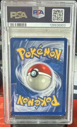 Pokemon Alakazam Base Set Holo Rare Stage 2 1/102 80 HP PSA 7 English - Image 2