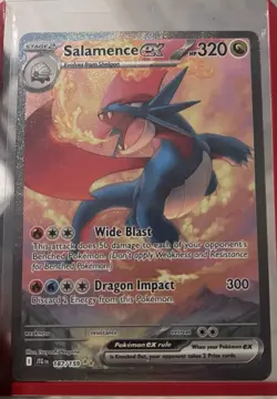 Pokemon Salamence ex Special Illustration Rare Holo 187/159 - Image 1