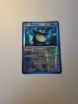 Pokemon TCG Snorlax 101/135 2012 Plasma Storm Reverse Holo - Image 1