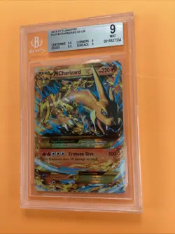 2014 Pokemon XY Flashfire M Charizard EX #107 Ultra Rare BGS 9 - Image 1