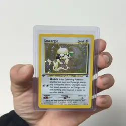 2001 Pokemon Neo Discovery Smeargle #11 1st Edition Holo Rare SWIRL NM - Image 3