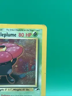 Pokemon TCG Erika's Vileplume Holo Rare Gym Heroes 5/132 MP Condition - Image 3