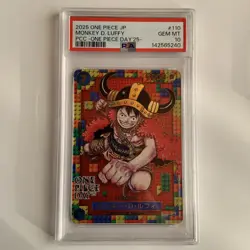 PSA 10 ONE PIECE DAY 25 Monkey D Luffy Premium Card Sequential 2025 Japanese - Image 3
