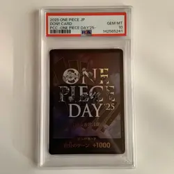 PSA 10 ONE PIECE DAY 25 Monkey D Luffy Premium Card Sequential 2025 Japanese - Image 5