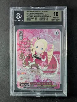 2024 Weiss Schwarz WAITING FOR "THAT PERSON" BEATRICE #S116-049SP Signed BGS 10 - Image 1