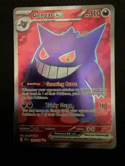 Gengar ex 193/162 Ultra Rare Temporal Forces Pokemon Near Mint - Image 1