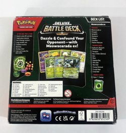 Pokemon Meowscarada ex Deluxe Battle Deck 2024 English Foil Trading Cards Deck - Image 2