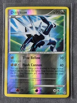 Pokemon TCG: Dialga 1/130 (2007) Diamond & Pearl • Reverse Holo Card - Image 1