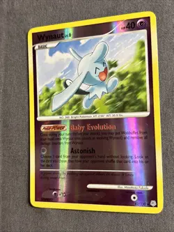 Pokemon TCG: Wynaut 42/130 (2007) Diamond and Pearl • Reverse Holo Card - Image 3