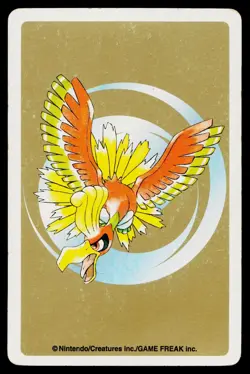 Skiploom 4 of Clubs Pokemon Gold Deck Playing Card Heavily Played - Image 2
