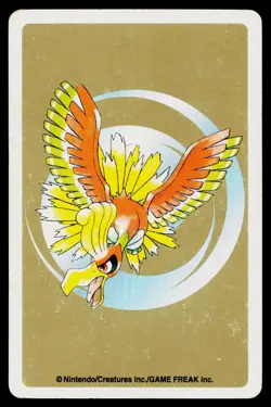 Hoppip 6 of Spades Pokemon Gold Deck Playing Card Heavily Played - Image 2