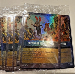 Lorcana Zootopia 2 - Putting It All Together 27/P3 Promo Card SEALED - Image 1