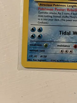 Pokemon TCG Misty's Gyarados Holo Rare 13/132 Gym Challenge NM English Card - Image 5