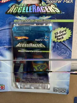 Hot Wheels AcceleRacers 15 Card Booster Pack Collectible Card Game - Image 2