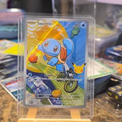 Pokemon Squirtle 039 Me: Mega Evolution Promo Holo Basic 80HP Promo - Image 1