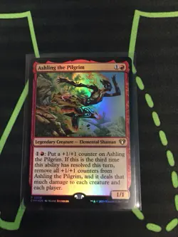 MTG Magic The Gathering BK Ashling The Pilgrim Foil CMM Rare Red Elemental - Image 1