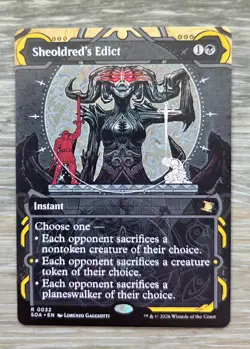 SHEOLDRED'S EDICT ~ NM ~ MTG 0032 SOA Secrets of Strixhaven: Mystical Archive - Image 1