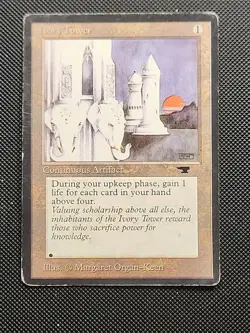 Magic The Gathering Antiquities Ivory Tower JVS 585 - Image 1