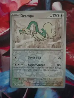 Pokemon TCG DRAMPA 138/162 TEF REVERSE HOLO english near mint - Image 1