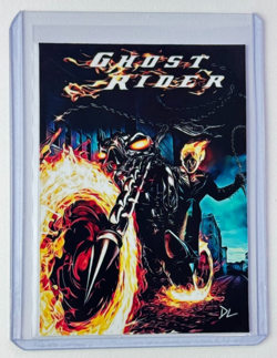 Ghost Rider Limited Edition Artist Signed “The Movie” Trading Card 6/10 - Image 1
