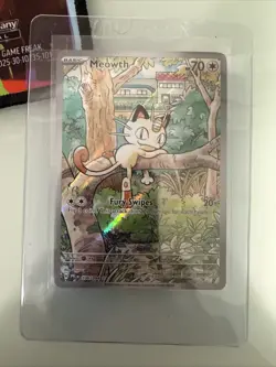 Meowth IR 106/094 - Phantasmal Flames - Illustration Rare Pokemon Card - Image 3